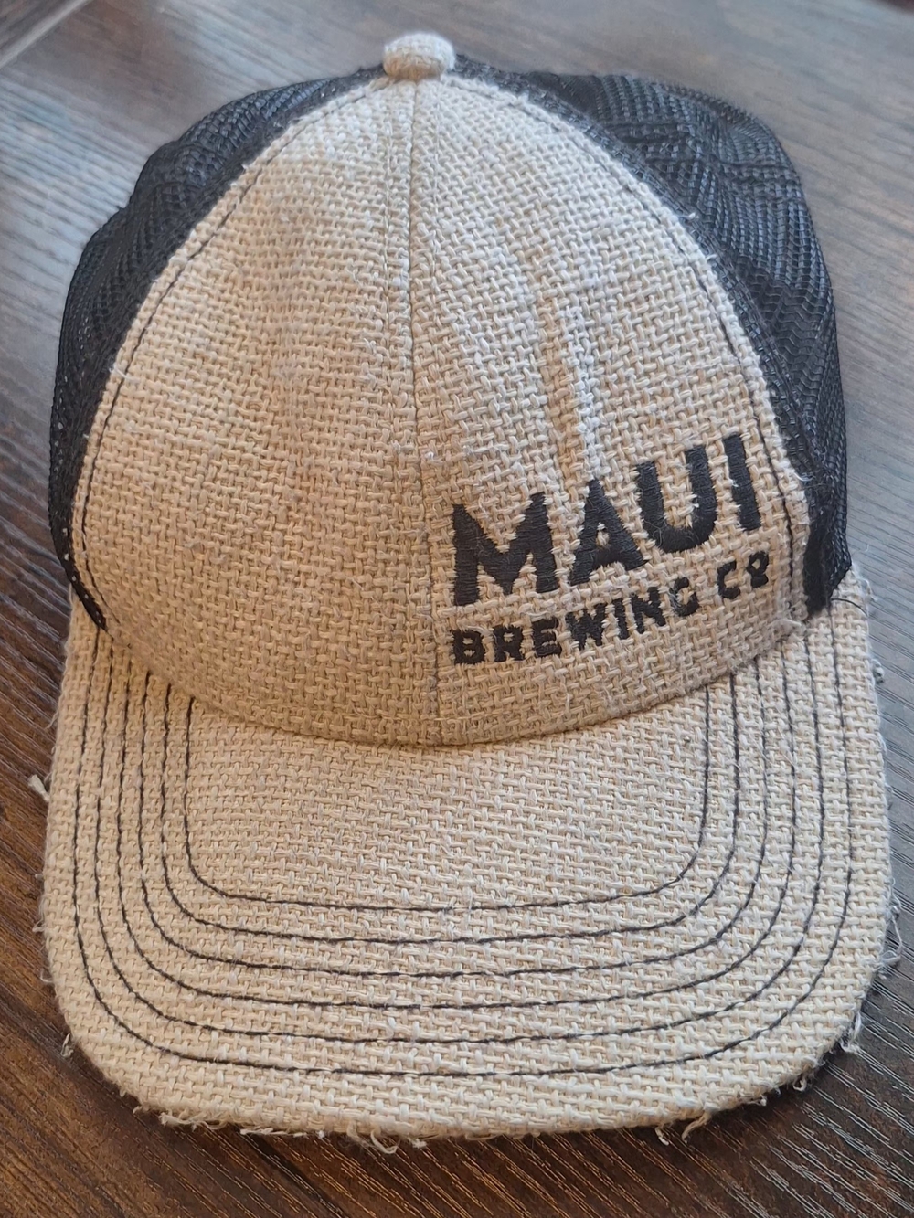 OTTO Tan and Black MAUI Brewing Co. Mesh-Back Hat